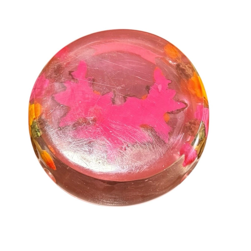 Vintage Lucite Resin Acrylic Hawaii souvenir Ashtray/Trinket Bowl - Picture 6 of 14